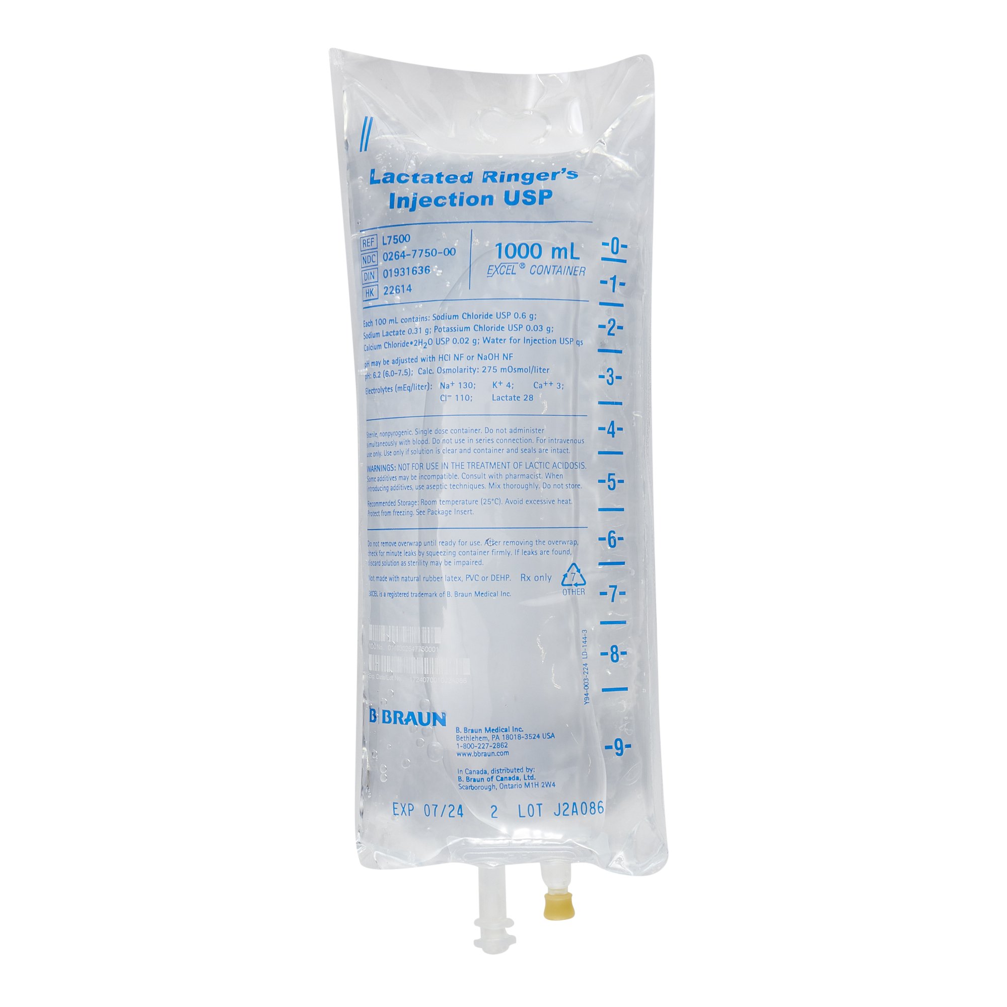LACTATED RINGERS SOLN, 12 X  1000 ML view 1