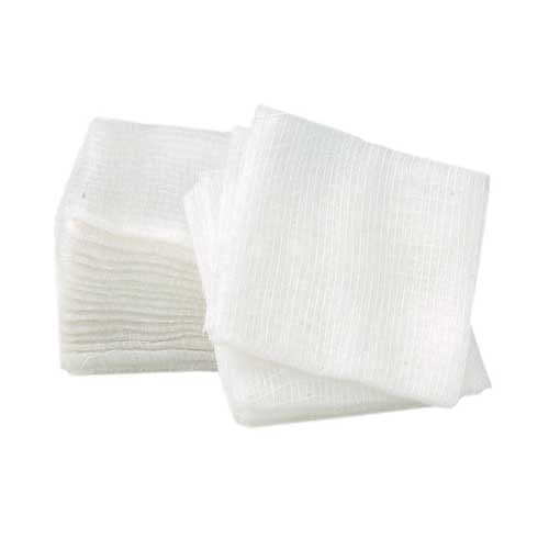Gauze Sponges, Cotton, 4 in x 4 in, 12-ply, Non- Sterile,Prabadin (CS2000EA) view 1